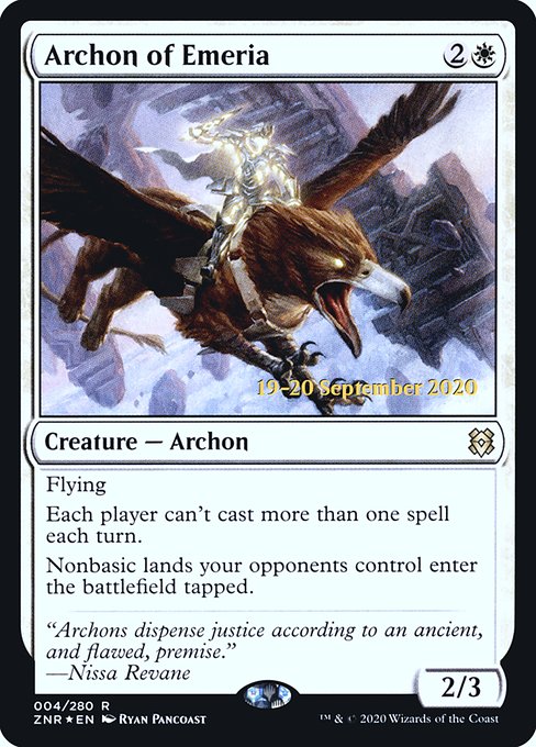 Archon of Emeria - Prerelease Cards