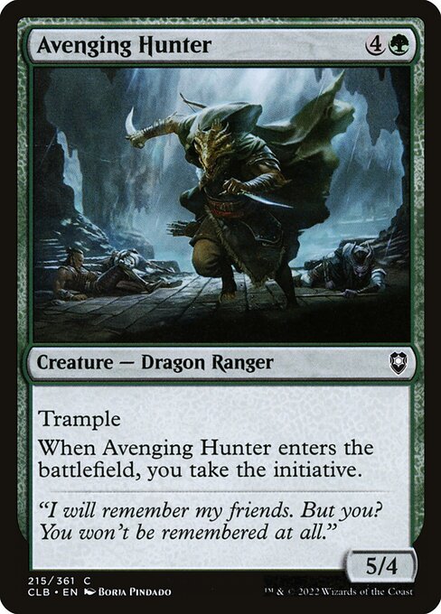 Avenging Hunter (Foil) - Commander Legends: Battle for Baldur's Gate