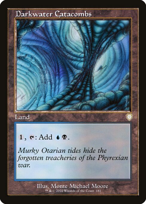 Darkwater Catacombs (Retro Frame) - Commander: The Brothers' War