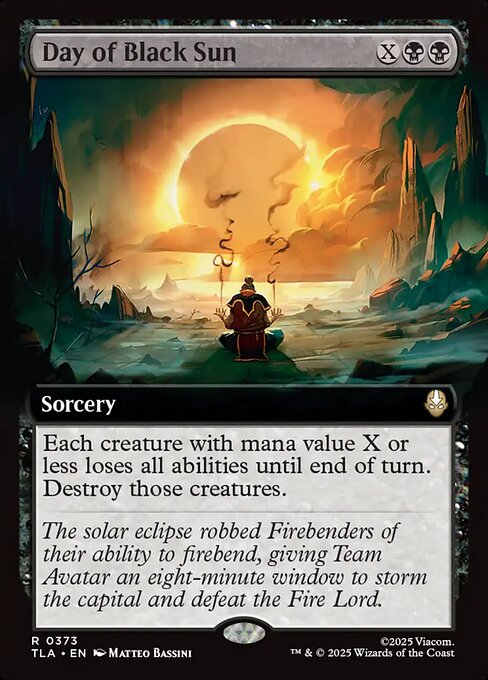 Day of Black Sun (Extended Art) (Foil) - Avatar: The Last Airbender