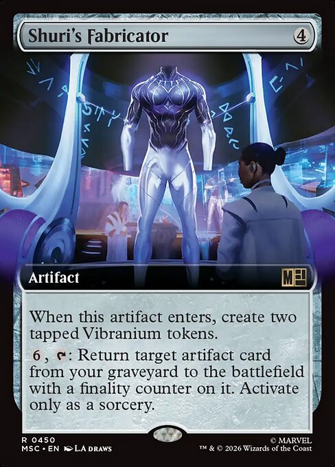 Shuri's Fabricator (Extended Art) - Commander: Marvel Super Heroes