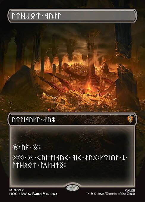 Treasure Vault (Borderless) (Dwarvish) - The Hobbit: Eternal-Legal