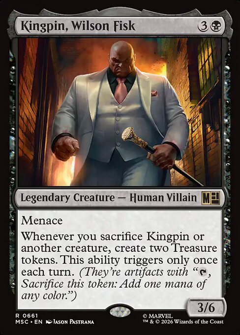 Kingpin, Wilson Fisk (Foil) - Commander: Marvel Super Heroes