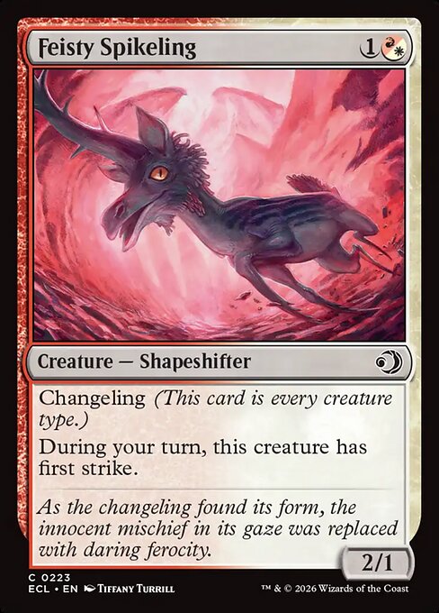 Feisty Spikeling (Foil) - Lorwyn Eclipsed