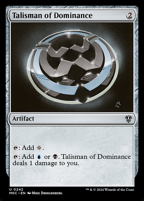 Talisman of Dominance - Commander: Murders at Karlov Manor