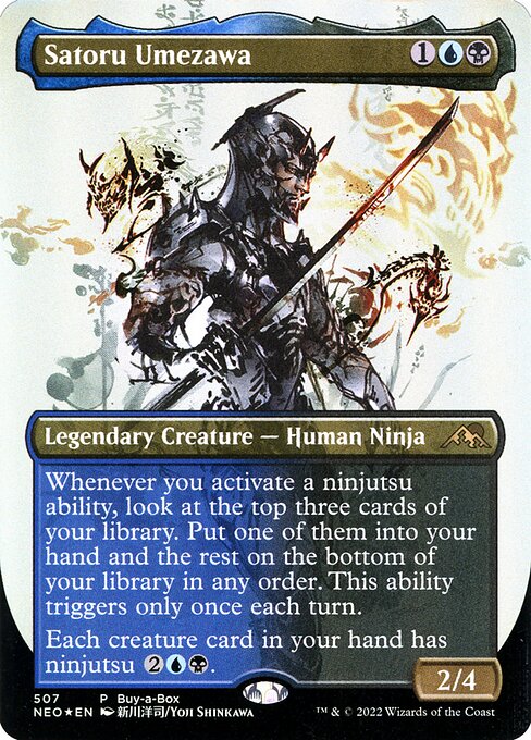 Satoru Umezawa (Foil) - Buy-A-Box Promos