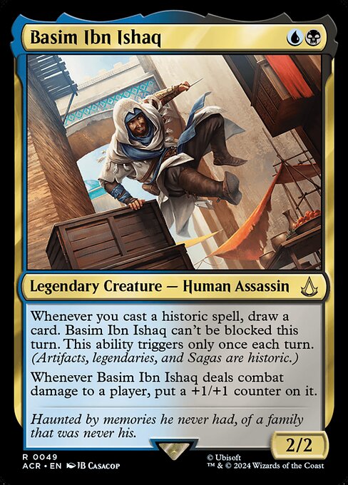 Basim Ibn Ishaq (Foil) - Universes Beyond: Assassin's Creed