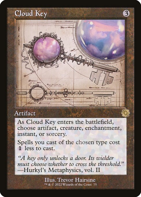 Cloud Key (Schematic) (Foil) - The Brothers' War: Retro Frame Artifacts