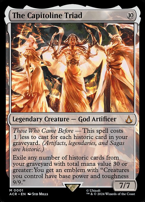 The Capitoline Triad (Foil) - Universes Beyond: Assassin's Creed