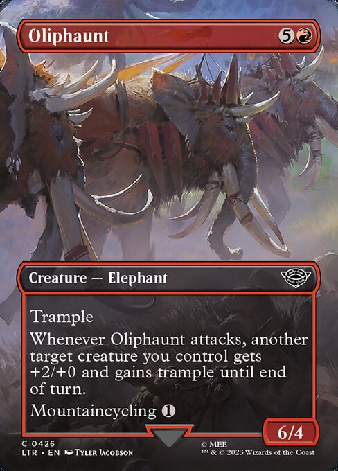 Oliphaunt (Borderless) - Universes Beyond: The Lord of the Rings: Tales of Middle-earth