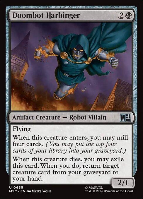 Doombot Harbinger (Foil) - Commander: Marvel Super Heroes