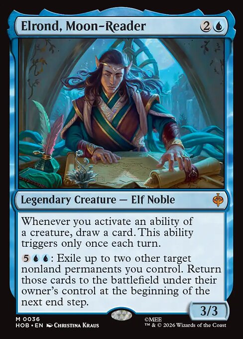 Elrond, Moon-Reader (Foil) - The Hobbit