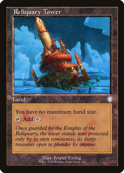 Reliquary Tower (Retro Frame) - Commander: The Brothers' War