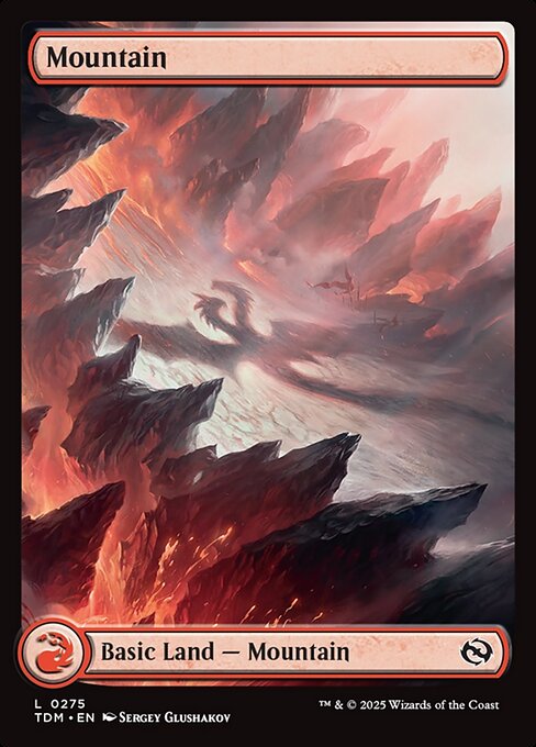 Mountain (0275) (Foil) - Tarkir: Dragonstorm