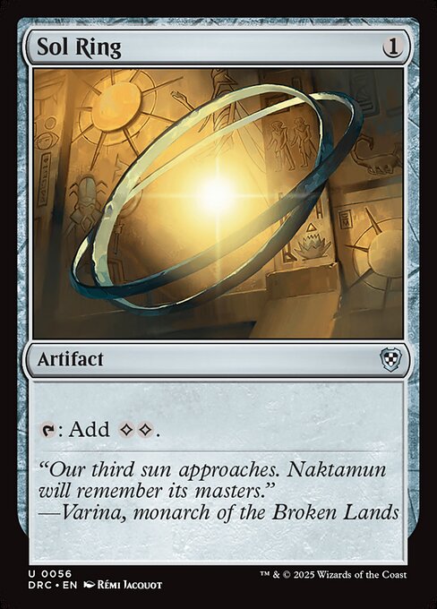 Sol Ring (0056) - Commander: Aetherdrift