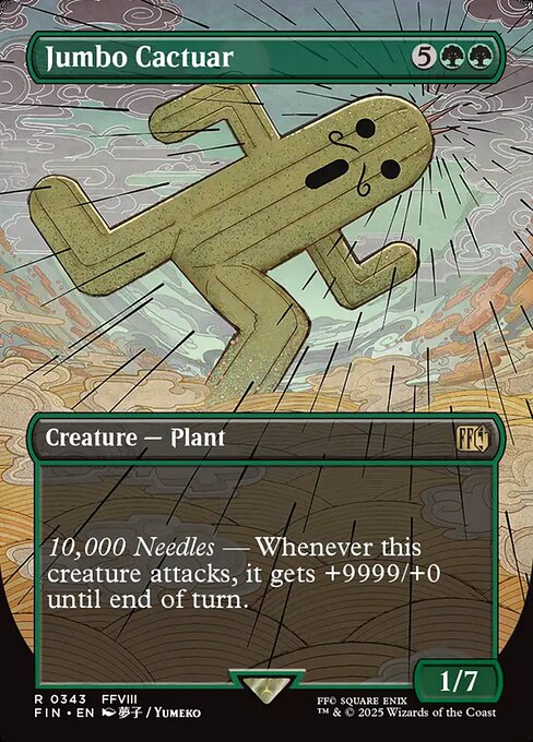 Jumbo Cactuar (Borderless) - FINAL FANTASY