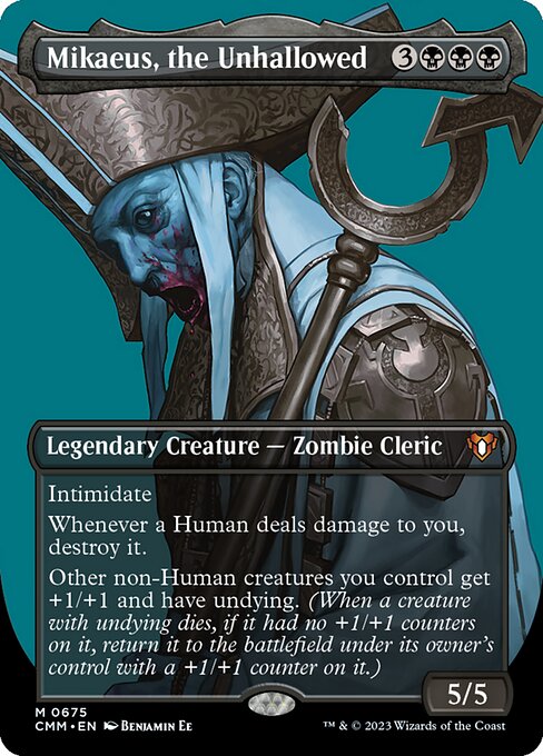 Mikaeus, the Unhallowed (Borderless) - Commander Masters