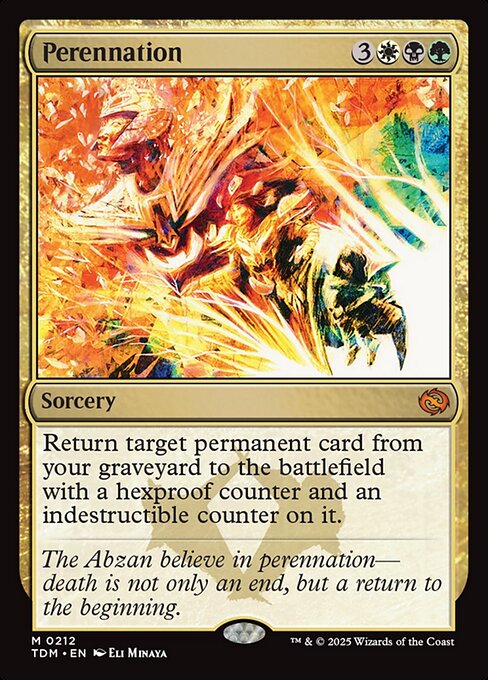Perennation (Foil) - Tarkir: Dragonstorm