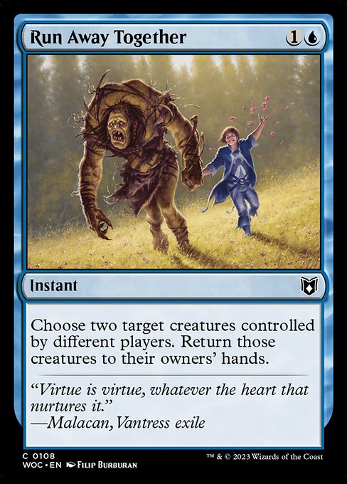 Run Away Together - Commander: Wilds of Eldraine