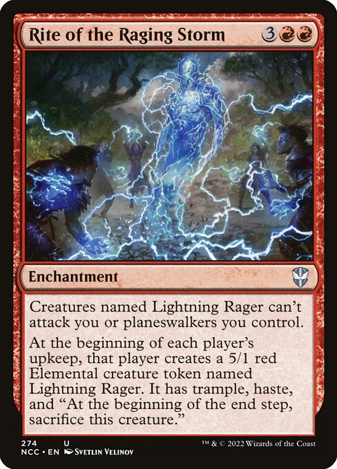 Rite of the Raging Storm - Commander: Streets of New Capenna