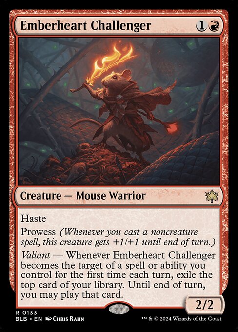 Emberheart Challenger (Foil) - Bloomburrow