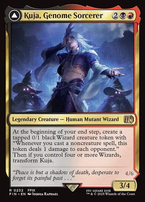 Kuja, Genome Sorcerer // Trance Kuja, Fate Defied (Foil) - Final Fantasy