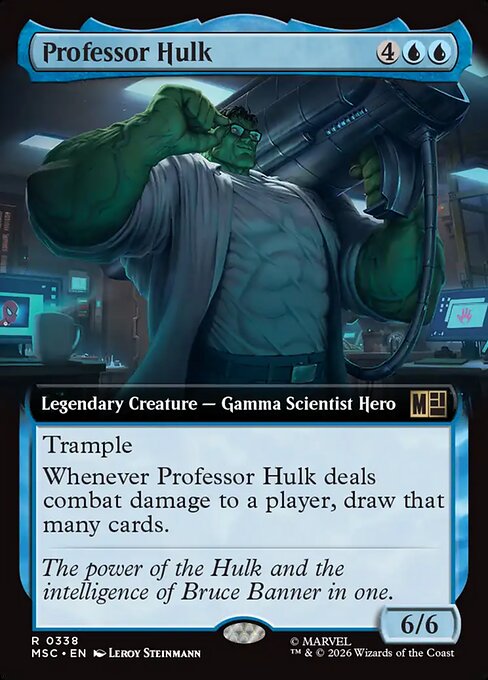Professor Hulk (Extended Art) - Commander: Marvel Super Heroes