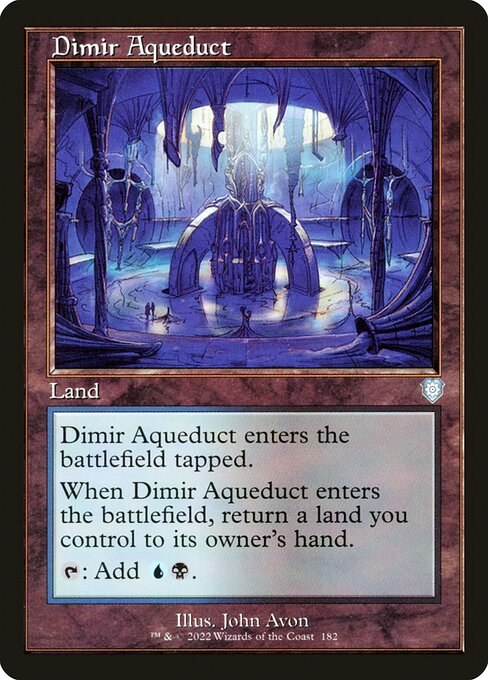 Dimir Aqueduct (Retro Frame) - Commander: The Brothers' War