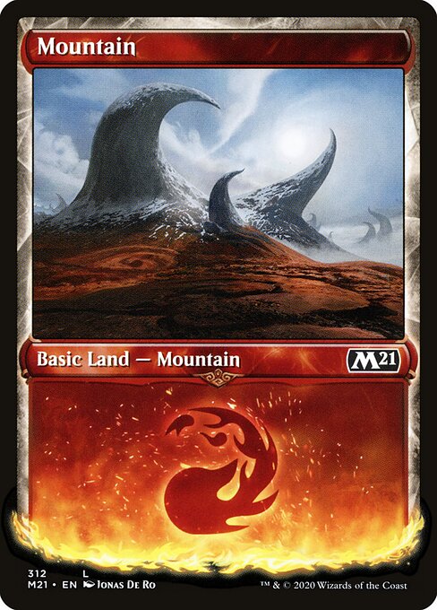 Mountain (Showcase) - Core Set 2021