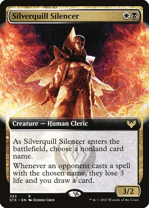 Silverquill Silencer (Extended Art) - Strixhaven: School of Mages