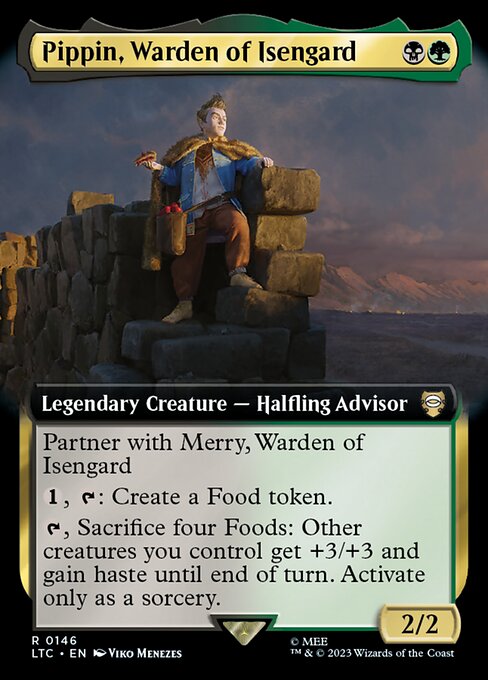Pippin, Warden of Isengard (Extended Art) - Commander: The Lord of the Rings: Tales of Middle-earth