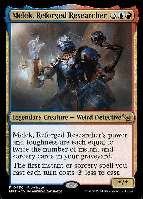 Melek, Reforged Researcher - Prerelease Cards