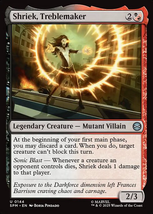 Shriek, Treblemaker (Foil) - Marvel's Spider-Man