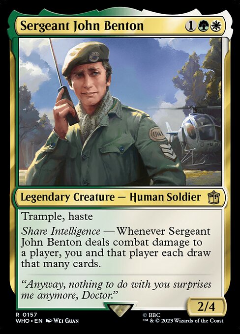 Sergeant John Benton - Universes Beyond: Doctor Who