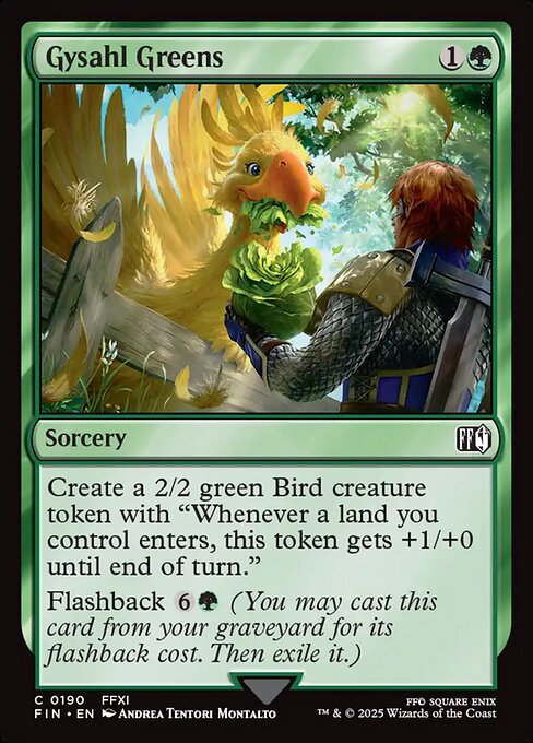 Gysahl Greens (Foil) - FINAL FANTASY