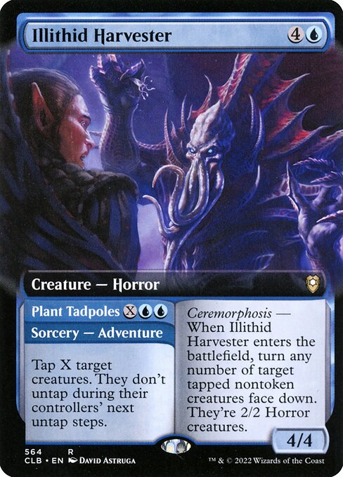 Illithid Harvester (Extended Art) - Commander Legends: Battle for Baldur's Gate
