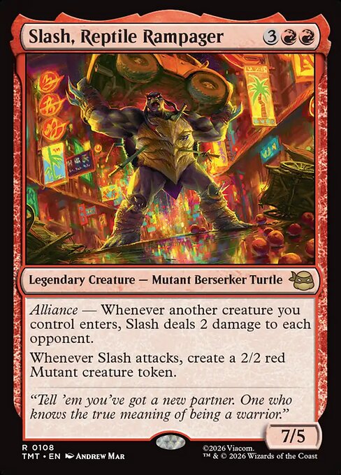 Slash, Reptile Rampager (Foil) - Teenage Mutant Ninja Turtles