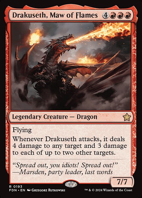 Drakuseth, Maw of Flames (0193) - Foundations