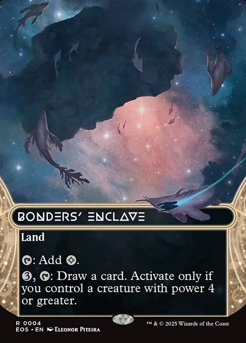 Bonders' Enclave (0004) (Borderless) (Foil) - Edge of Eternities: Stellar Sights