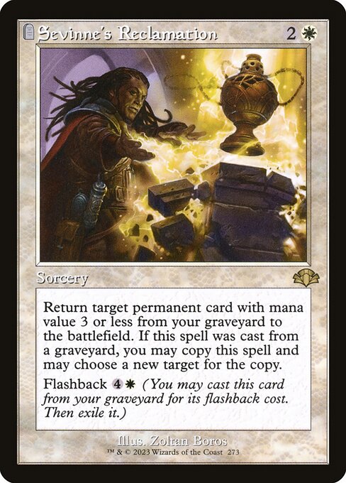Sevinne's Reclamation (Retro Frame) - Dominaria Remastered