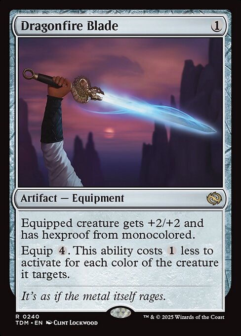 Dragonfire Blade (Foil) - Tarkir: Dragonstorm