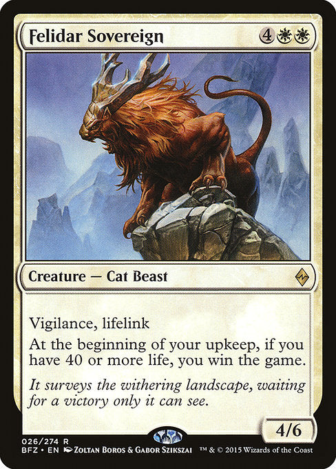 Felidar Sovereign (Foil) - Battle for Zendikar