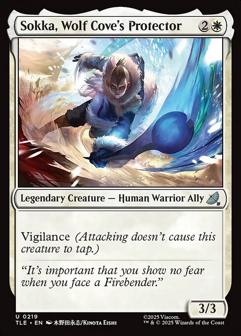 Sokka, Wolf Cove's Protector (0274) - Avatar: The Last Airbender: Eternal-Legal