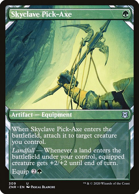 Skyclave Pick-Axe (Showcase) - Zendikar Rising
