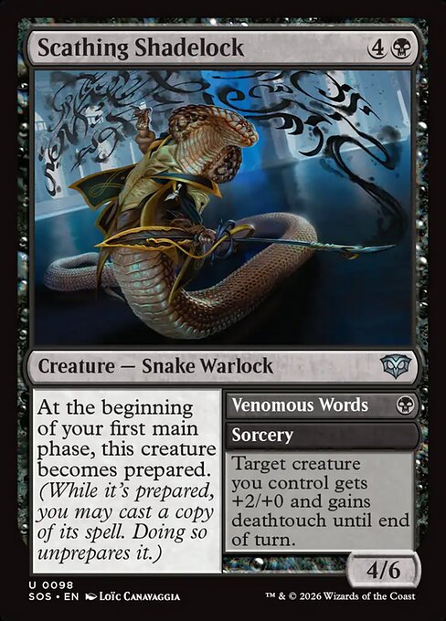Scathing Shadelock - Secrets of Strixhaven