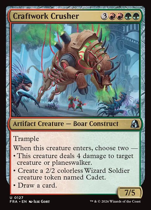 Craftwork Crusher (Foil) - Reality Fracture