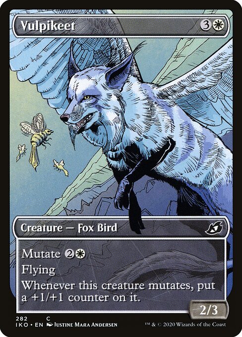Vulpikeet (Showcase) (Foil) - Ikoria: Lair of Behemoths