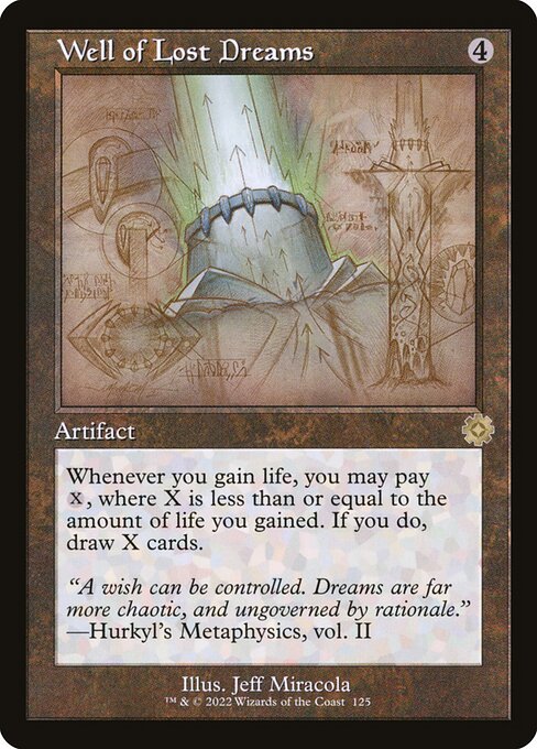 Well of Lost Dreams (Schematic) - The Brothers' War: Retro Frame Artifacts