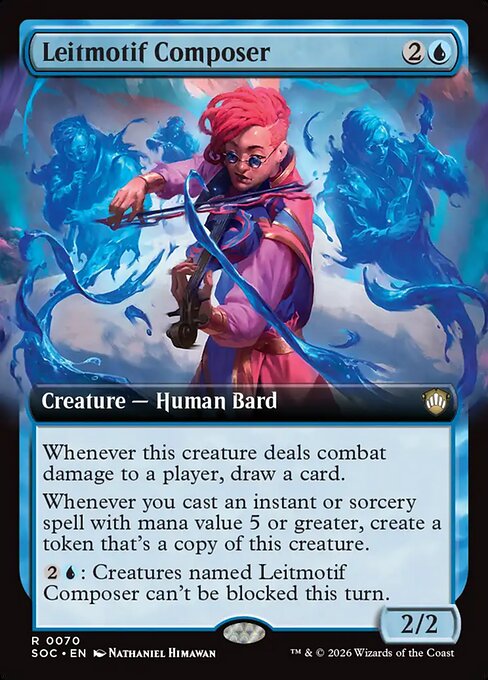 Leitmotif Composer (Extended Art) - Commander: Secrets of Strixhaven