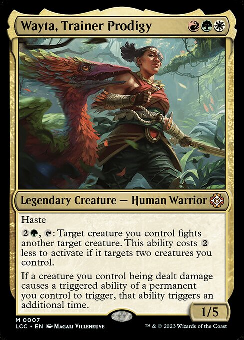 Wayta, Trainer Prodigy (Extended Art) (Foil) - Commander: The Lost Caverns of Ixalan